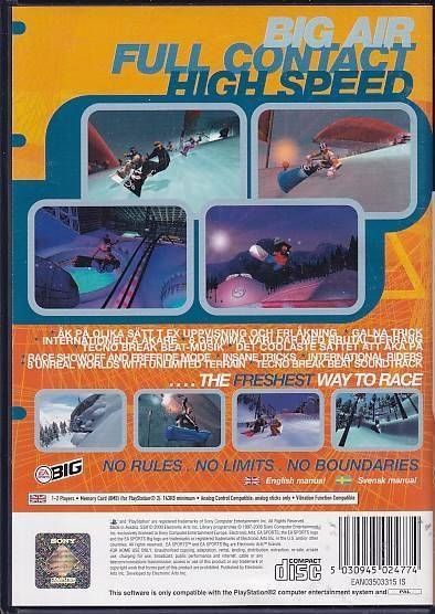 SSX - PS2 (B Grade) (Genbrug)